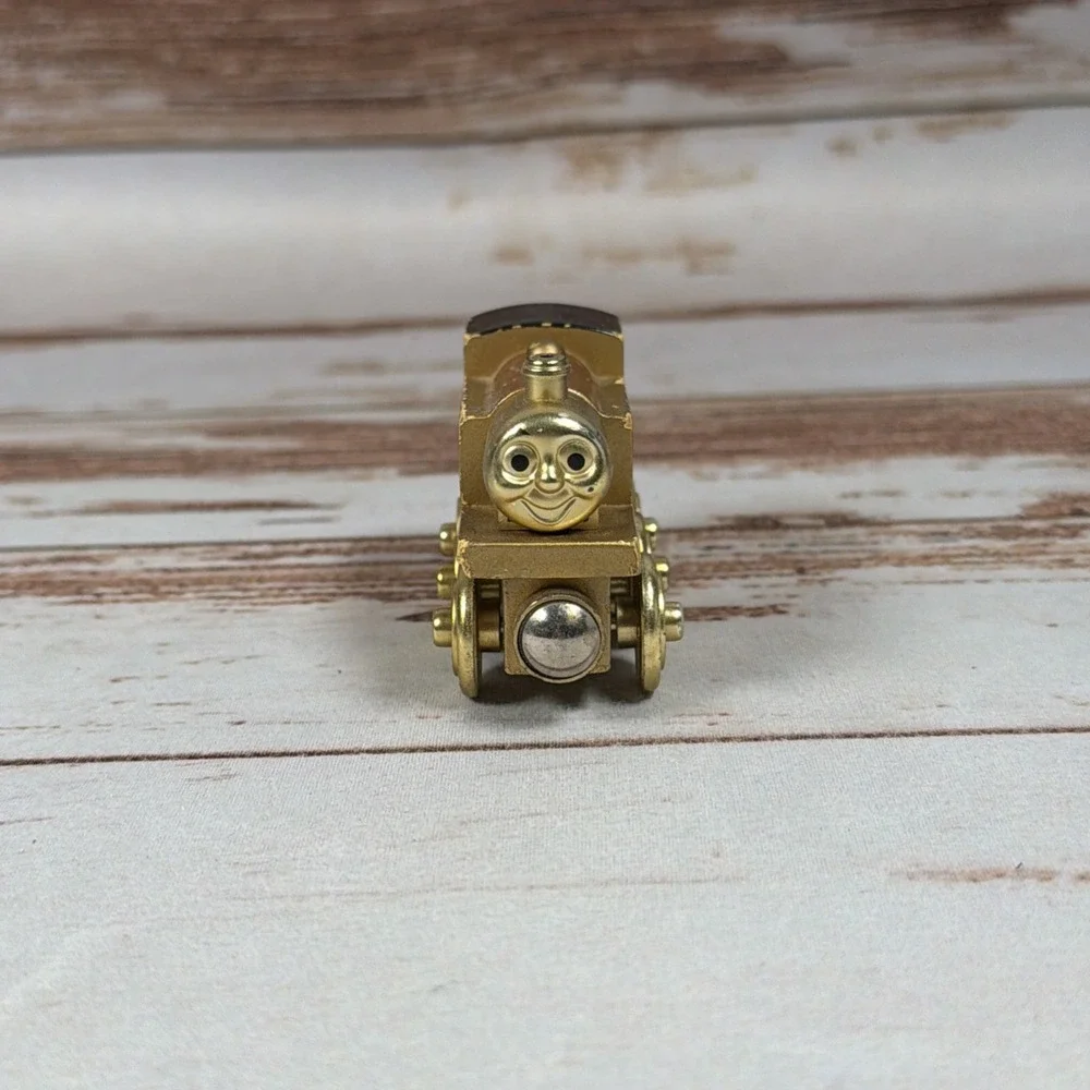 Thomas the Tank Engine Gold 60 Year Anniversary Limited Edition Wooden Train